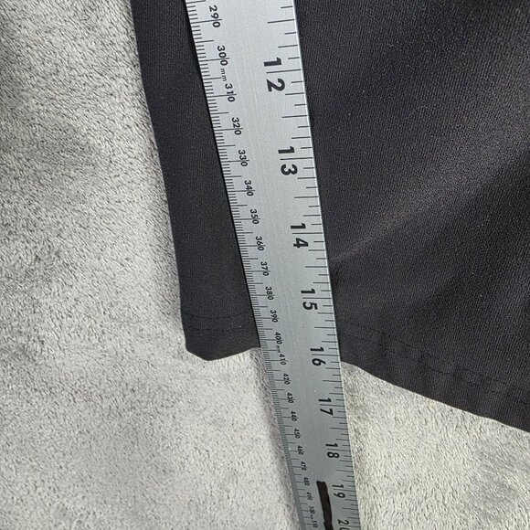 Womens Nike Dri Fit Black Performance Capris Leggings Hi Rise Polyester Blend XL - Picture 9 of 11